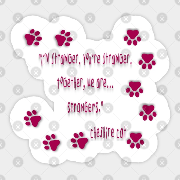 Strangers Sticker by dflynndesigns